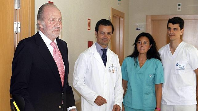 El Rey podría reincorporarse el sábado a su actividad habitual