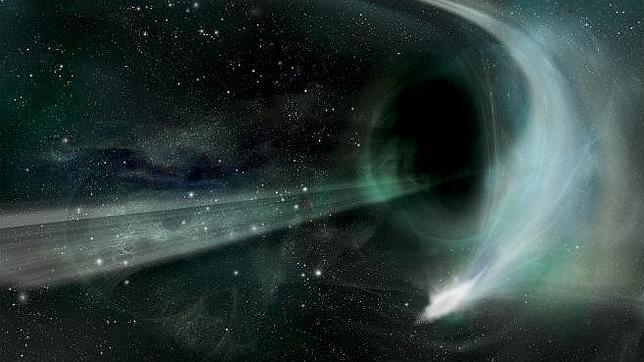 La explosión de una estrella devorada por un agujero negro se verá durante un año