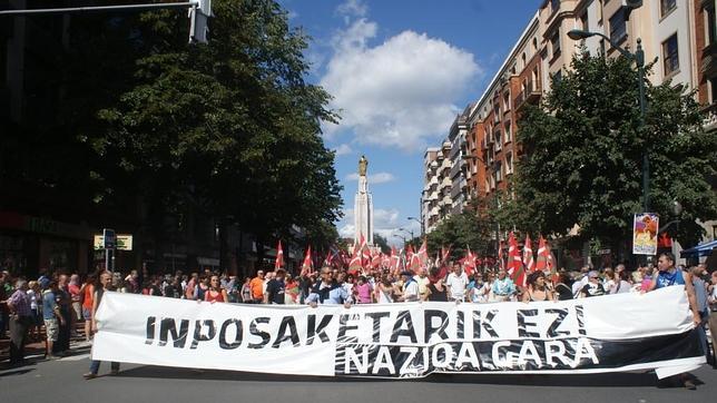 Nuevo alarde proetarra en las calles de Bilbao