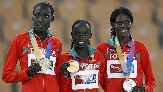 Kenia arrasa el medallero de Daegu