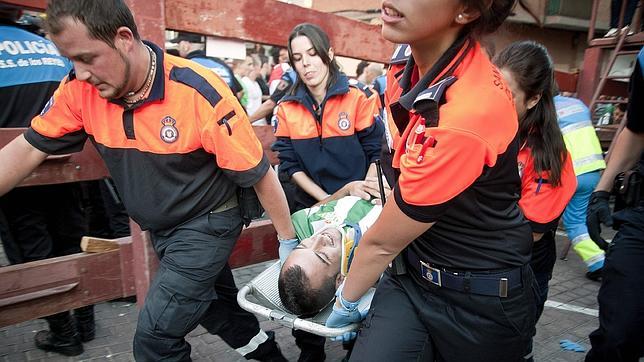 Once heridos en el cuarto encierro de las fiestas de «Sanse»