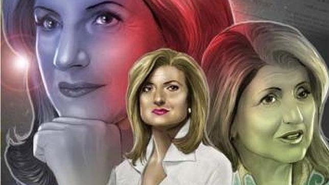 Arianna Huffington, de reina de la prensa a heroína del cómic