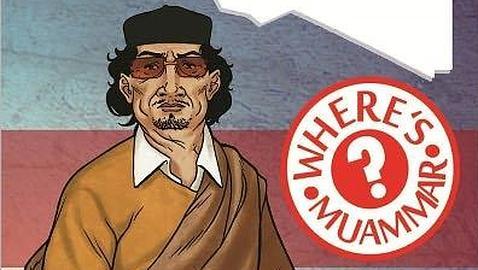 Gadafi aparece en las páginas de un cómic