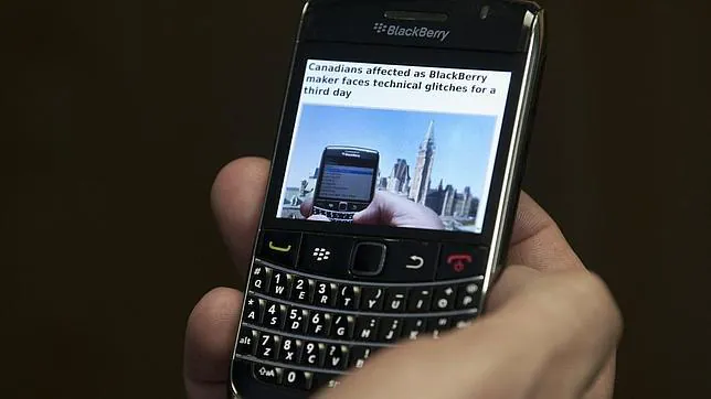 Blackberry vuelve a perder la conexión