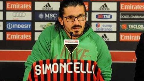 Gattuso: «Parecía que estaba borracho, veía a Ibra en cuatro posiciones diferentes»