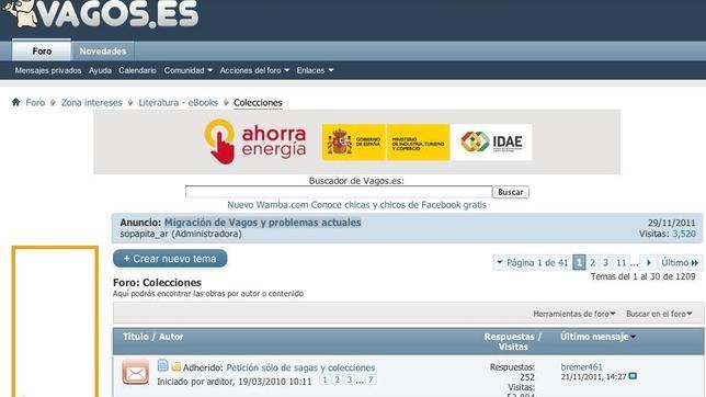 El Gobierno se anuncia en un portal de descargas