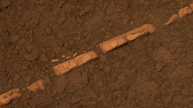 El rover Opportunity encuentra sedimentos de agua en Marte