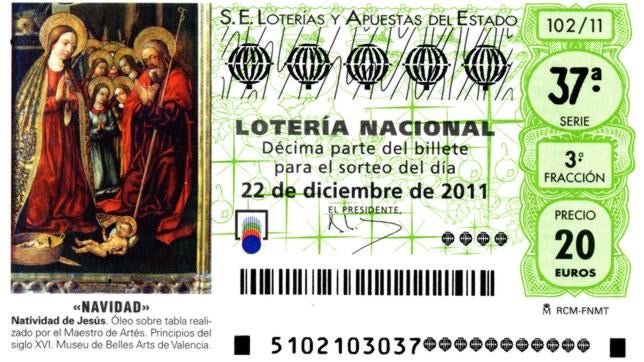 Cinco consejos si compartes un décimo de Lotería de Navidad