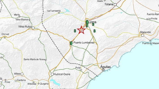 Un pequeño temblor pone en vilo Lorca