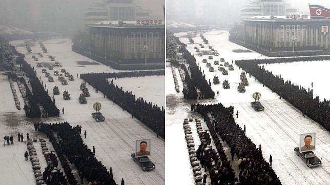 El funeral de Kim Jong-il, una «superproducción» manipulada por el régimen de Corea del Norte