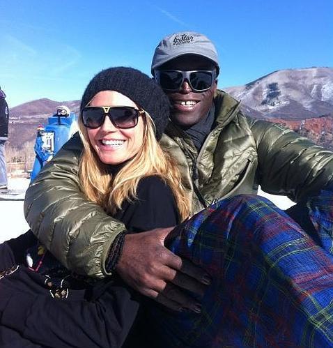Heidi Klum comienza el año en la nieve