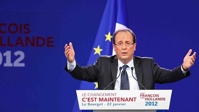 El programa de Hollande, moderado en lo económico y «radical» en lo social