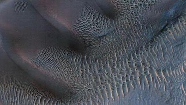 Dunas artísticas sobre Marte