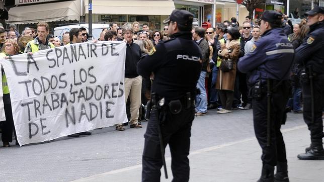 «Donde está, no se ve, a Soriano de Spanair»