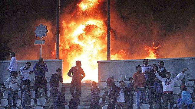 La Policía egipcia no actuó por miedo a los hinchas