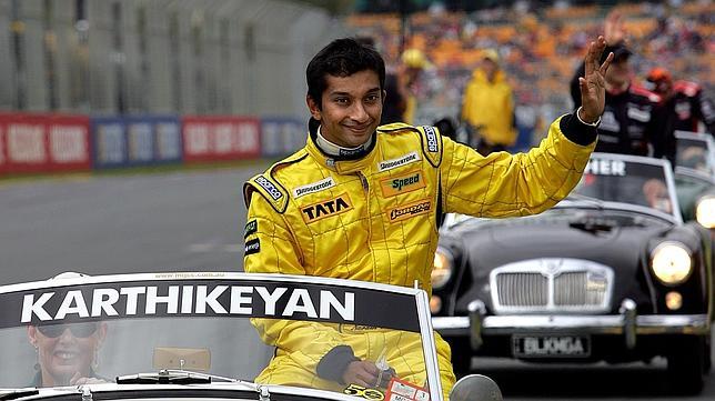Karthikeyan, segundo piloto de HRT