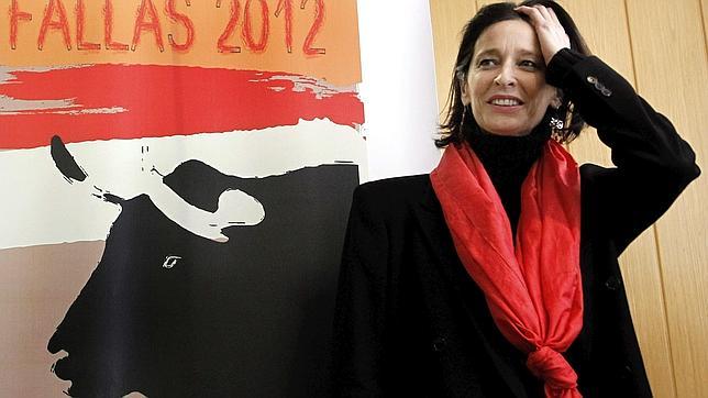 Paola Dominguín presenta «su» cartel de Fallas