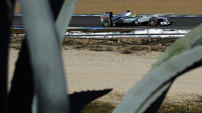 Rosberg, el más rápido en Jerez