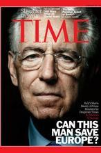 Monti, el «hombre más importante de Europa» para «Time»