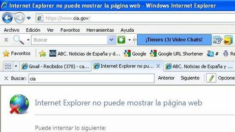 Anonymous bloquea la web de la CIA