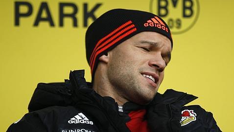 Ballack, lesionado, se pierde el partido contra el Barcelona