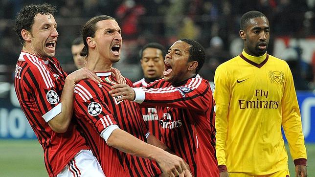 Ibrahimovic humilla al Arsenal en San Siro