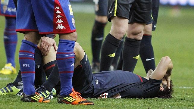 Diego, con una rotura de fibras en el muslo, no estará ante Lazio ni Barça