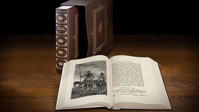 El «Quixote» de Ibarra, una joya de la literatura y la tipografía, con ABC
