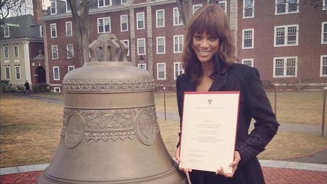 Tyra Banks, un ángel suelto en Harvard