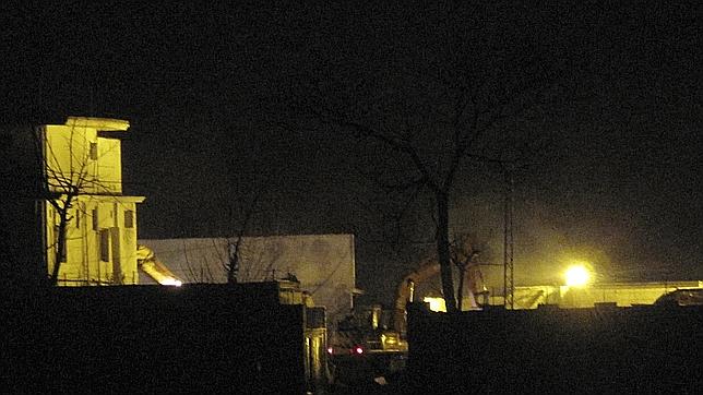 Pakistán comienza a demoler el refugio de Bin Laden