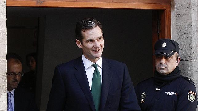 Máxima tensión en el interrogatorio a Urdangarín