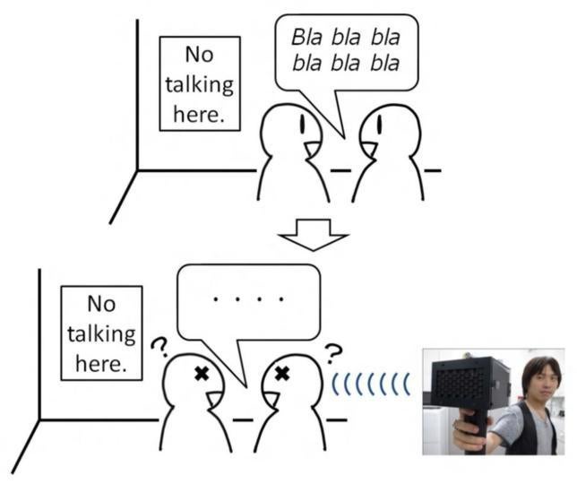 Inventan una pistola que te deja mudo