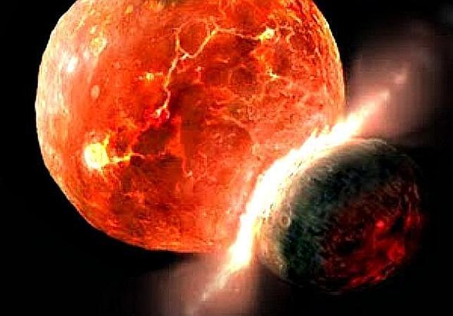 La Tierra surgió del impacto de meteoritos