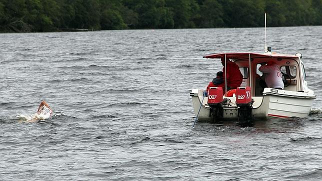 El «hombre pez» busca la Triple Corona