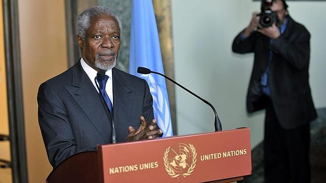 Emisarios de Annan negocian en Damasco establecer una misión de observación en Siria