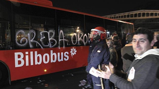 Alto seguimiento de la huelga general en el País Vasco