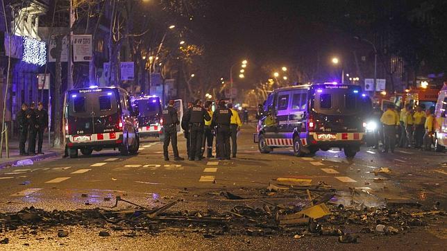 Barcelona cifra en medio millón de euros el coste de los destrozos en la jornada de huelga general