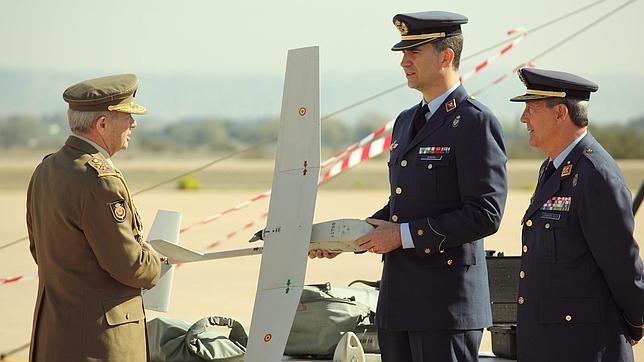 El Príncipe de Asturias comprueba medios y capacidades del Ejército del Aire en Zaragoza