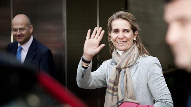 La infanta Elena también apoya a Madrid 2020