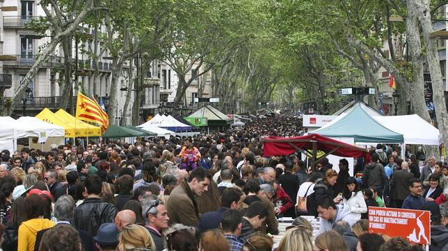 La venta de libros en Sant Jordi representa un 8% más que en 2011
