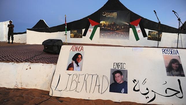 El Sahara grita «¡Libertad!» para Ainhoa y Enric