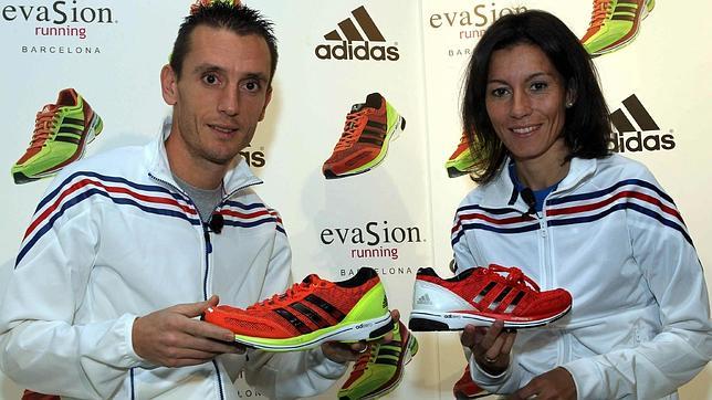 Castillejo, Hernández, Cáceres, Veiga y Espeso, equipo olímpico de maratón