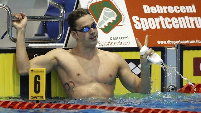 Rafa Muñoz, oro en los 50 metros mariposa del Campeonato Europeo