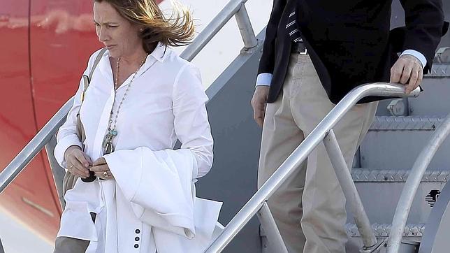 Elvira Fernández, mujer de Mariano Rajoy, se estrena como primera dama en el G20