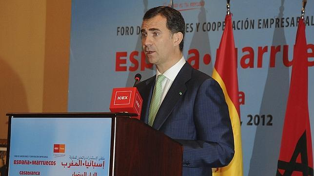 El Príncipe Felipe preside la inauguración del VII Foro de Inversiones hispano-marroquí