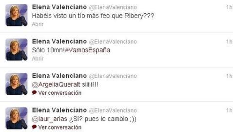 Elena Valenciano la lía en twitter al burlarse de la fealdad de Ribery