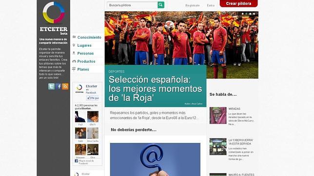 Etceter o cómo compartir conocimientos en sencillas páginas web
