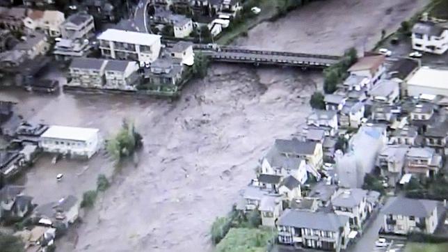 Al menos 18 muertos y 8 desaparecidos por las lluvias torrenciales en Japón