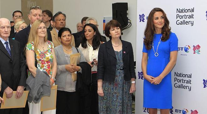 La Duquesa de Cambridge cómplice con el uniforme olímpico