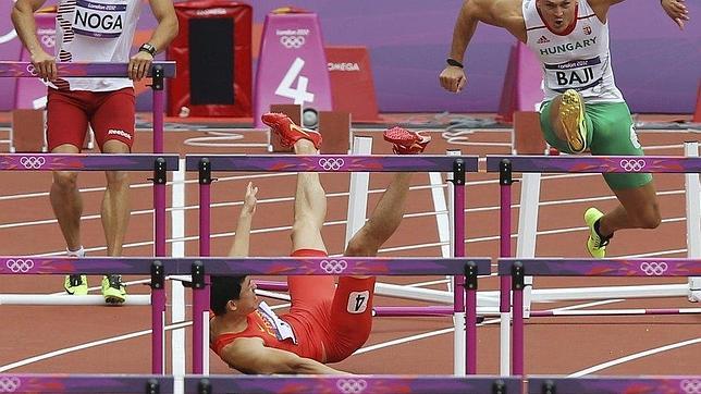 Los comentaristas chinos lloran en directo la caída de Liu Xiang